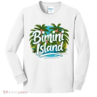 Bimini Island Bahamas Kids Long Sleeve Shirt