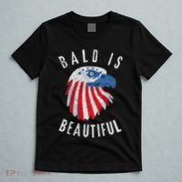 Bald Is Beautiful American Bald Eagle 4th Of July Patriotic T-Shirt thumb 5