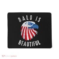 Bald Is Beautiful American Bald Eagle 4th Of July Patriotic Mousepad thumb 0