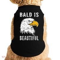 Bald Is Beautiful Gift Patriotic Bald Eagle Gift Doggie Tank thumb 0