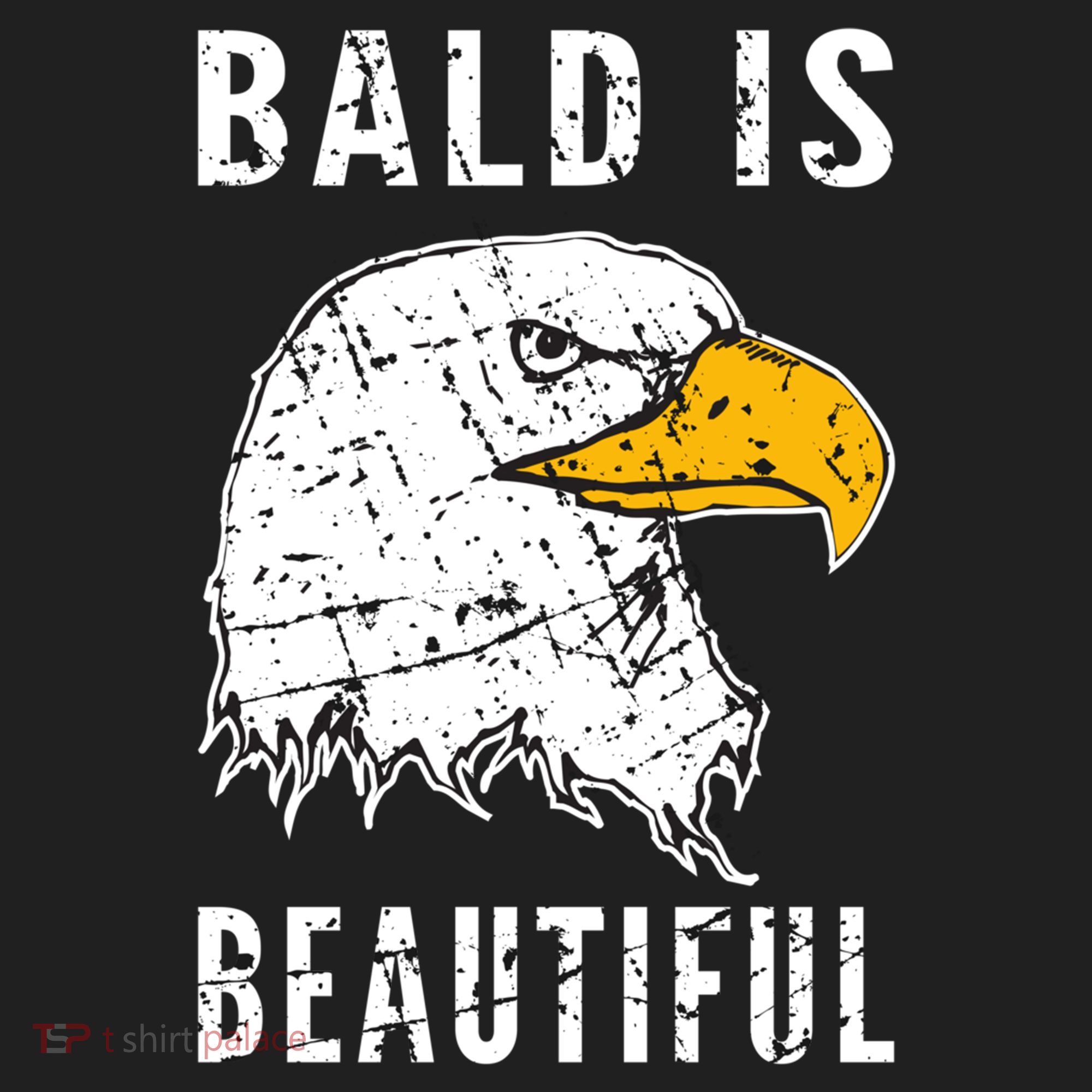 Bald Is Beautiful Gift Patriotic Bald Eagle Gift Beanie