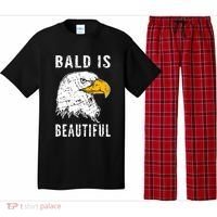 Bald Is Beautiful Gift Patriotic Bald Eagle Gift Pajama Set thumb 0