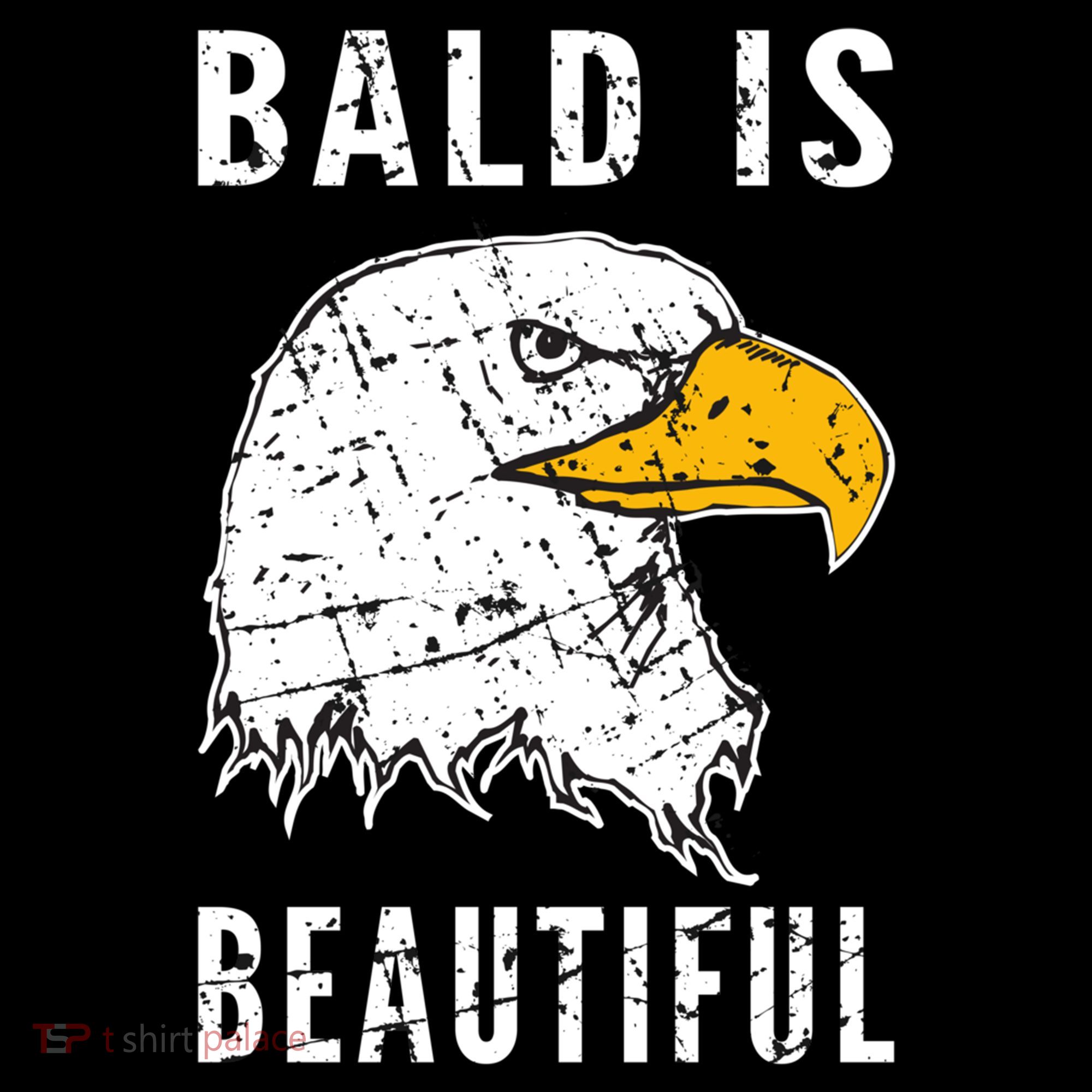 Bald Is Beautiful Gift Patriotic Bald Eagle Gift Ornament