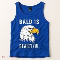 Bald Is Beautiful Gift Patriotic Bald Eagle Gift Tank Top thumb 2