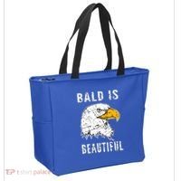 Bald Is Beautiful Gift Patriotic Bald Eagle Gift Tote Bag thumb 2