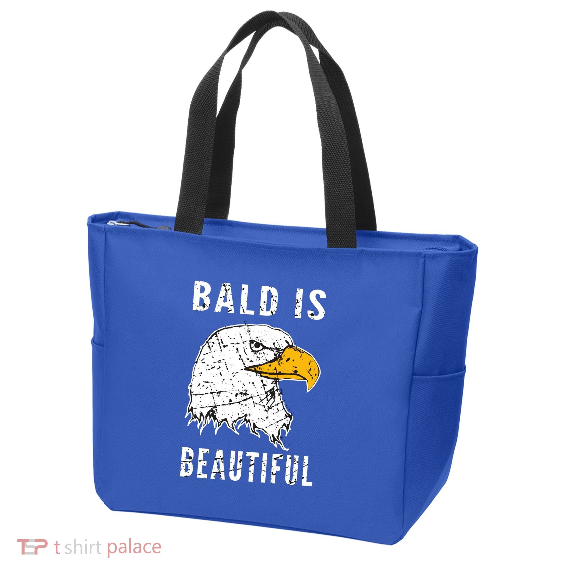 Bald Is Beautiful Gift Patriotic Bald Eagle Gift Tote Bag