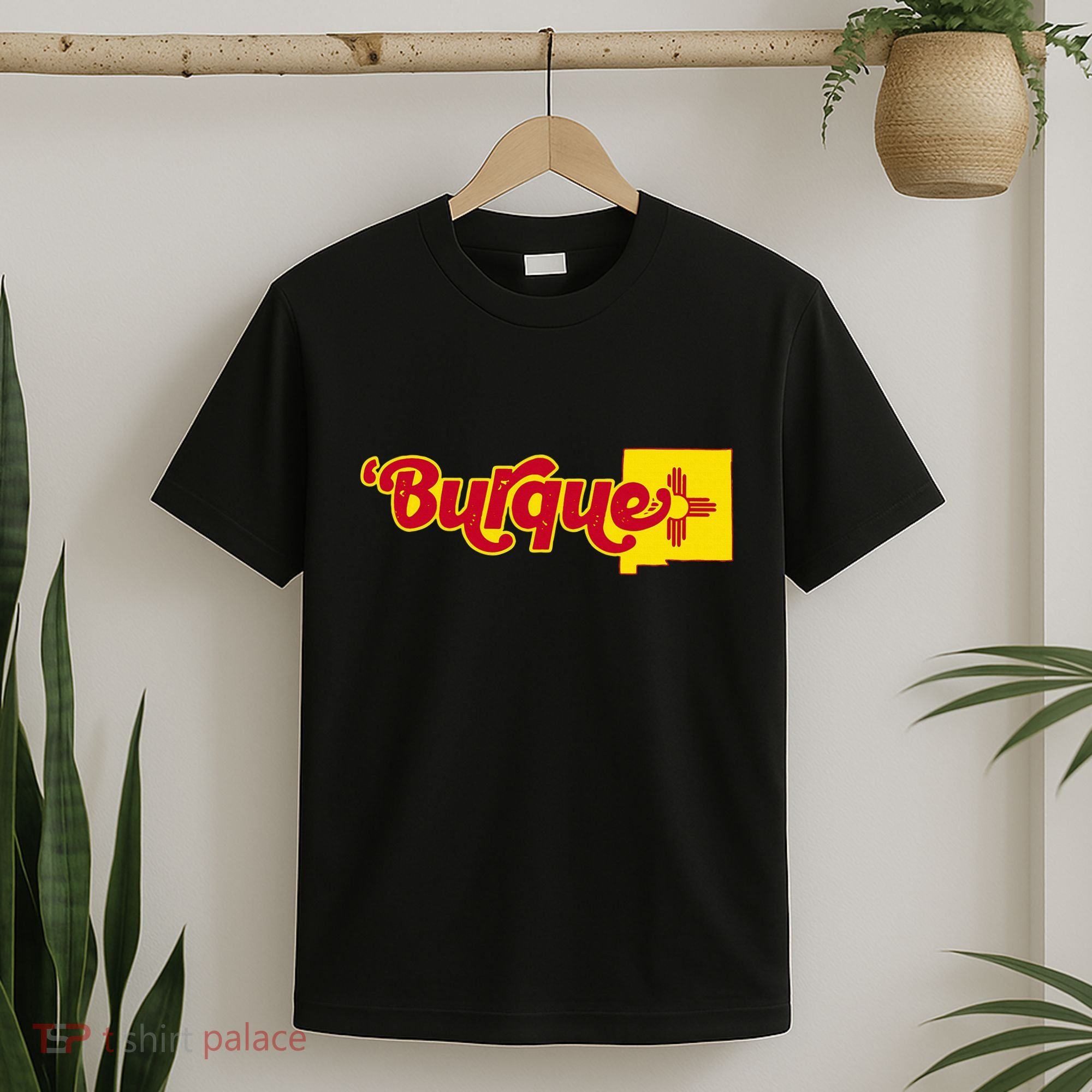 Born In Burque Albuquerque New Mexico Zia Sun Souvenir T-Shirt