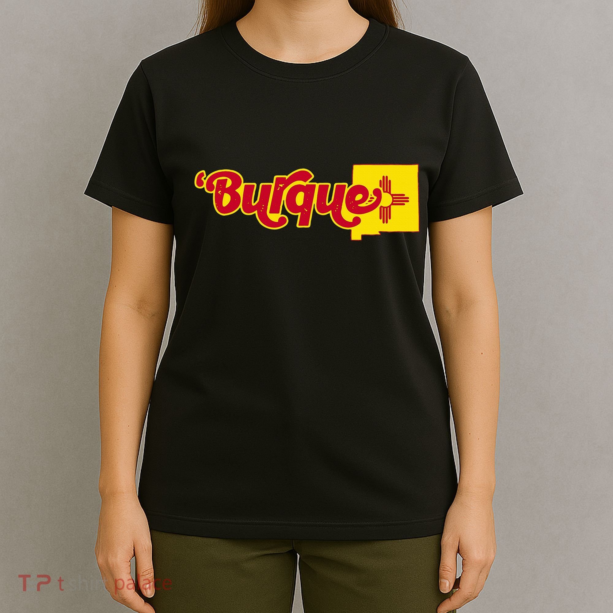 Born In Burque Albuquerque New Mexico Zia Sun Souvenir T-Shirt