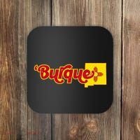Born In Burque Albuquerque New Mexico Zia Sun Souvenir Coaster thumb 0