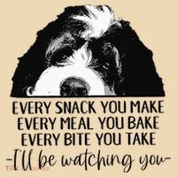 Bernedoodle Ill Be Watching You Bernedoodle Dog Lovers Gift Tote Bag thumb 4