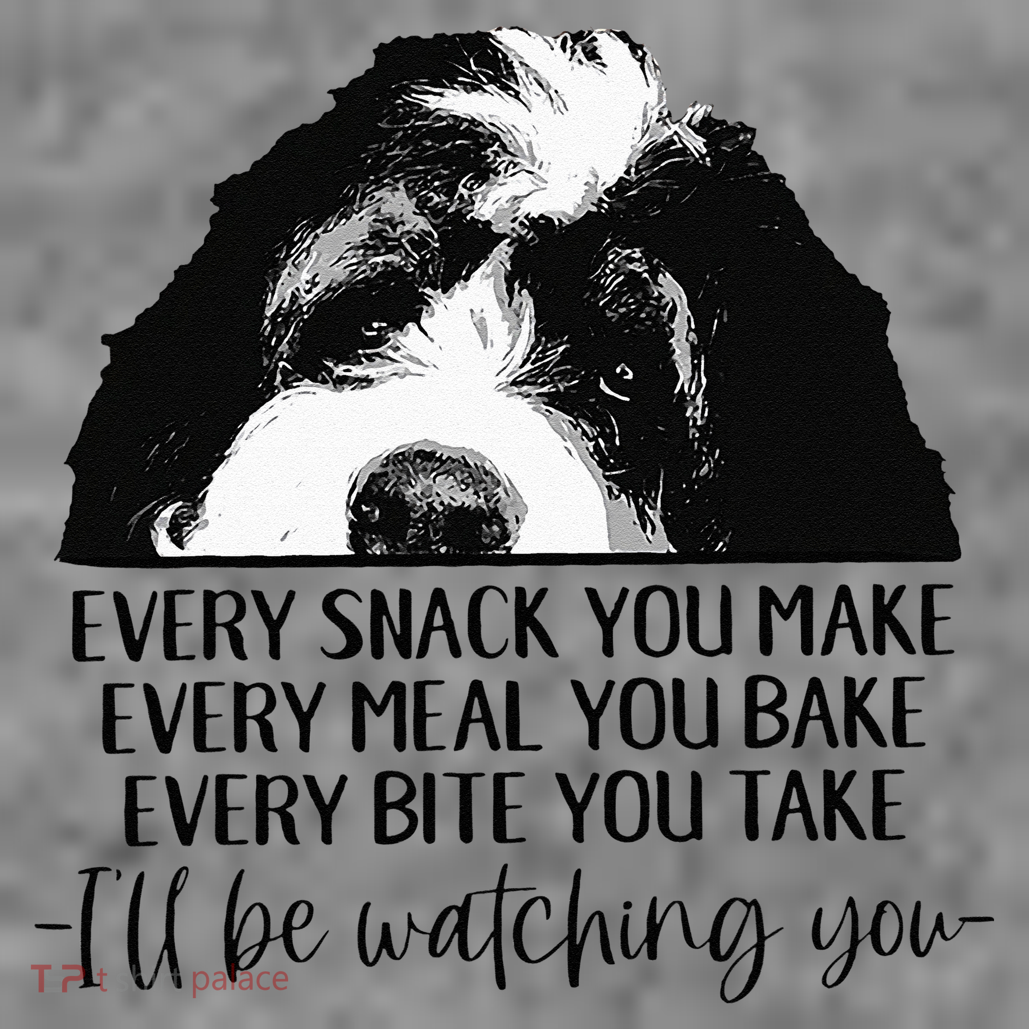 Bernedoodle Ill Be Watching You Bernedoodle Dog Lovers Gift Toddler Hoodie