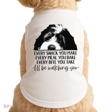 Bernedoodle Ill Be Watching You Bernedoodle Dog Lovers Gift Doggie Tank