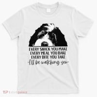 Bernedoodle Ill Be Watching You Bernedoodle Dog Lovers Gift T-Shirt thumb 0