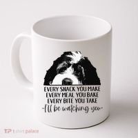 Bernedoodle Ill Be Watching You Bernedoodle Dog Lovers Gift Coffee Mug thumb 0