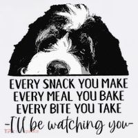 Bernedoodle Ill Be Watching You Bernedoodle Dog Lovers Gift Women's Hoodie thumb 2