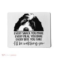 Bernedoodle Ill Be Watching You Bernedoodle Dog Lovers Gift Mousepad thumb 0