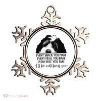Bernedoodle Ill Be Watching You Bernedoodle Dog Lovers Gift Ornament thumb 0