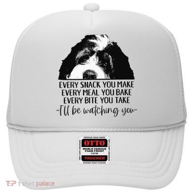 Bernedoodle Ill Be Watching You Bernedoodle Dog Lovers Gift Hat