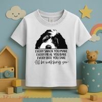Bernedoodle Ill Be Watching You Bernedoodle Dog Lovers Gift Toddler T-Shirt thumb 3