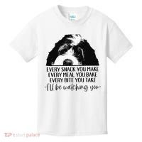 Bernedoodle Ill Be Watching You Bernedoodle Dog Lovers Gift Kids T-Shirt thumb 0