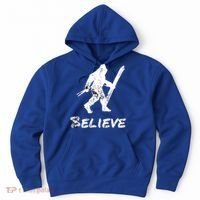 Bigfoot I Believe Skiing Funny Sasquatch Yeti Skiing Gift Hoodie thumb 0