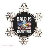 Bald Is Beautiful 4th Of July Independence Day Bald Eagle Ornament thumb 0