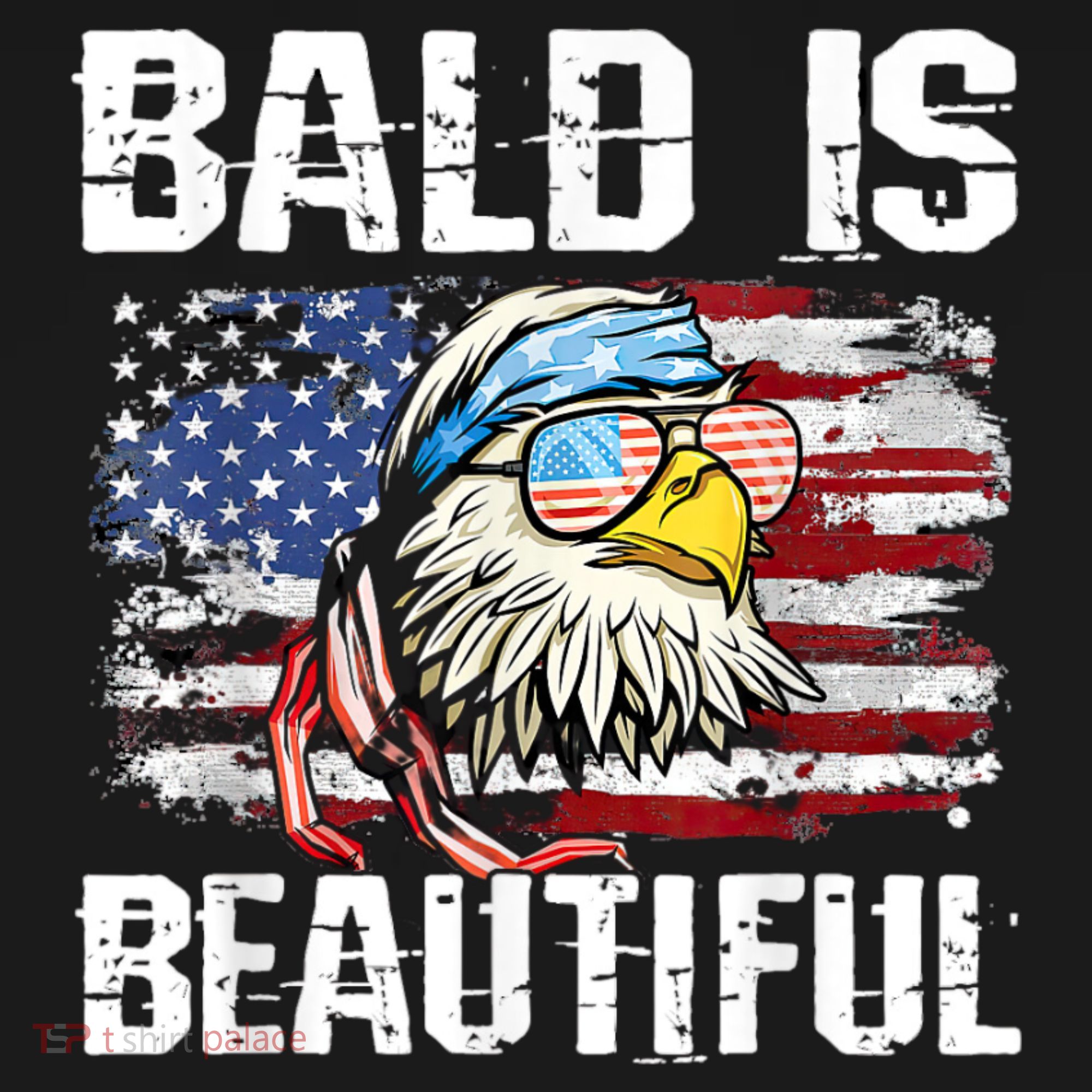Bald Is Beautiful 4th Of July Independence Day Bald Eagle Visor
