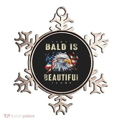 Bald Is Beautiful 4th Of July Independence Day America Eagle Ornament