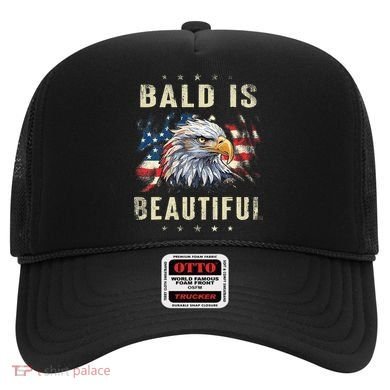 Bald Is Beautiful 4th Of July Independence Day America Eagle Hat