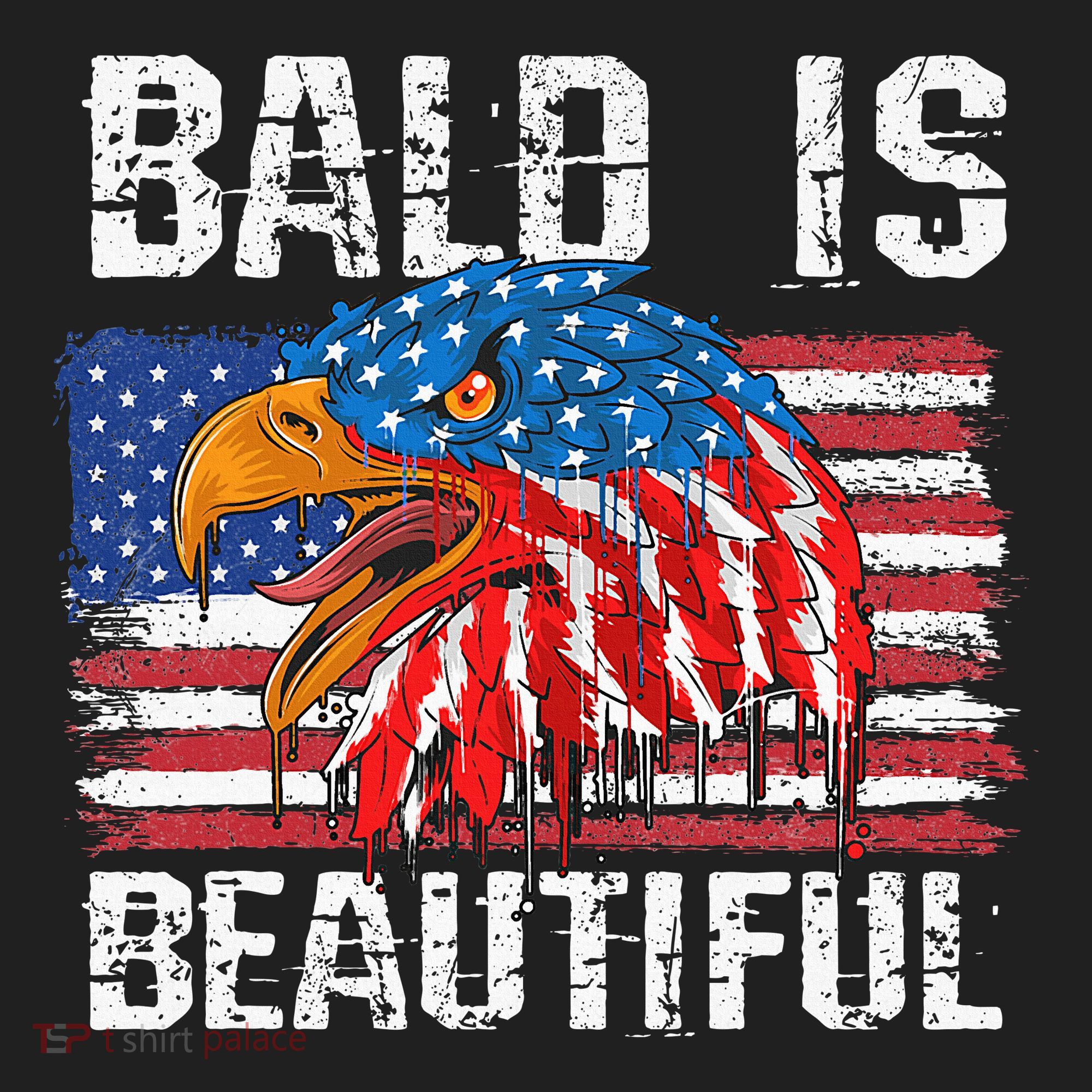 Bald Is Beautiful 4th Of July Independence Day Bald Women's Sweatshirt