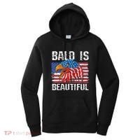 Bald Is Beautiful 4th Of July Independence Day Bald Women's Hoodie thumb 0