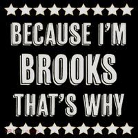 Because I'm Brooks That's Why Funny Name Gift Toddler Hoodie thumb 2