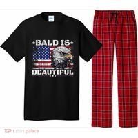 Bald Is Beautiful 4th Of July Independence Day America Eagle Pajama Set thumb 0