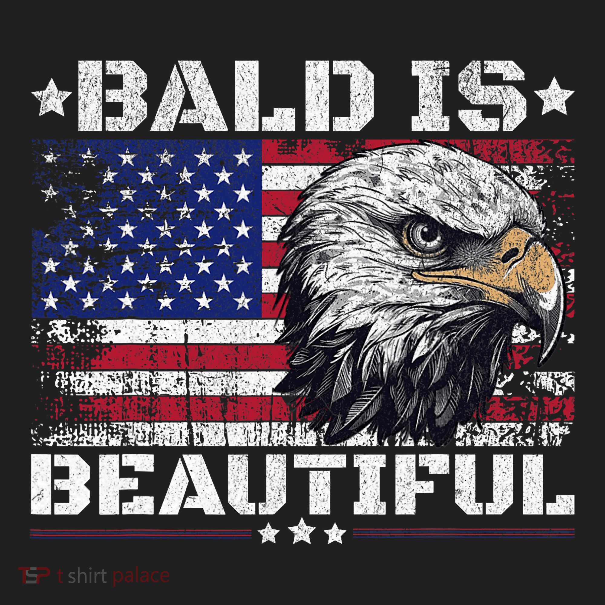 Bald Is Beautiful 4th Of July Independence Day America Eagle Tumbler