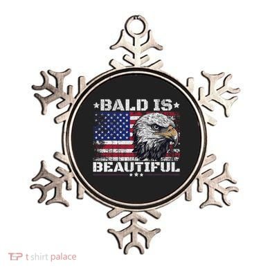Bald Is Beautiful 4th Of July Independence Day America Eagle Ornament