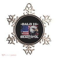 Bald Is Beautiful 4th Of July Independence Day America Eagle Ornament thumb 0