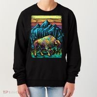 Bison Illustration Women's Sweatshirt thumb 0