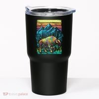 Bison Illustration Tumbler thumb 0
