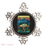 Bison Illustration Ornament thumb 0