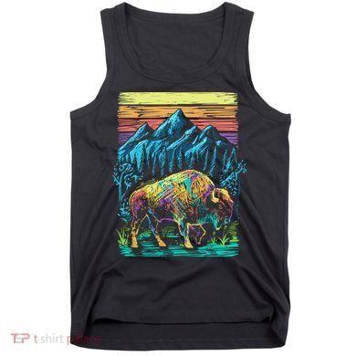 Bison Illustration Tank Top