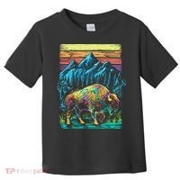 Bison Illustration Toddler T-Shirt thumb 0