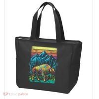Bison Illustration Tote Bag thumb 3