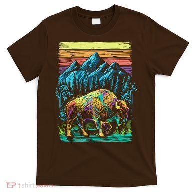 Bison Illustration T-Shirt