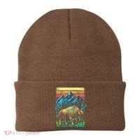 Bison Illustration Beanie thumb 0