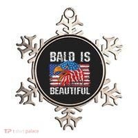 Bald Is Beautiful 4th Of July Independence Day Bald Eagle Ornament thumb 0