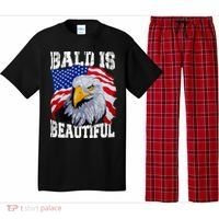 Bald Is Beautiful 4th Of July Independence Day Bald Eagle Pajama Set thumb 0