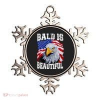 Bald Is Beautiful 4th Of July Independence Day Bald Eagle Ornament thumb 0