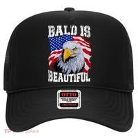 Bald Is Beautiful 4th Of July Independence Day Bald Eagle Hat thumb 0