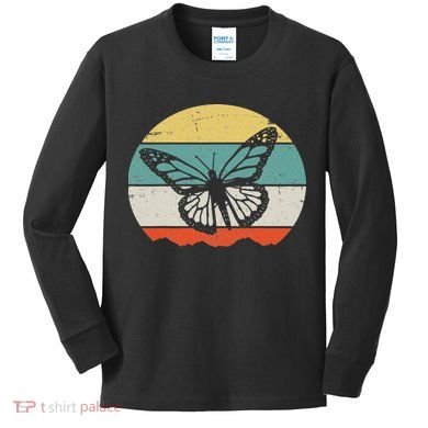 Butterfly Insect Kids Long Sleeve Shirt