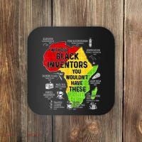 Black Inventors Black Excellence Black History Coaster thumb 0
